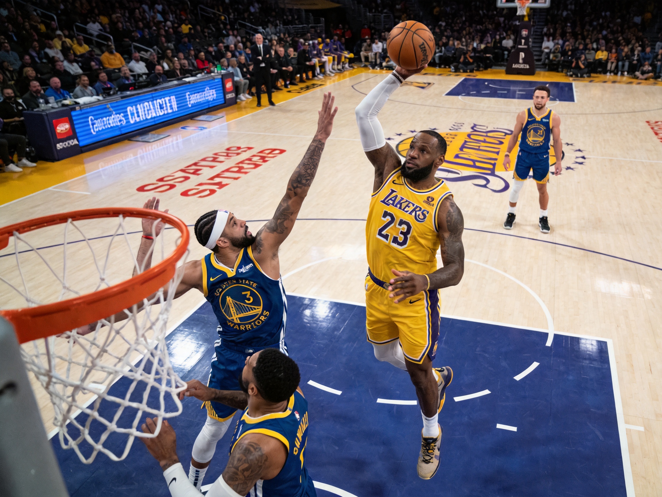 NBA湖人vs勇士赛后分析
